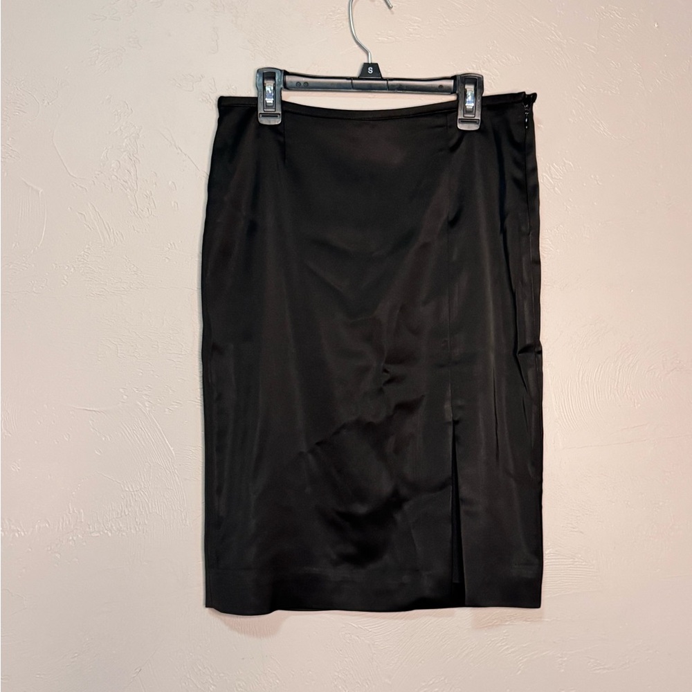 White House Black Market Satin Skirt